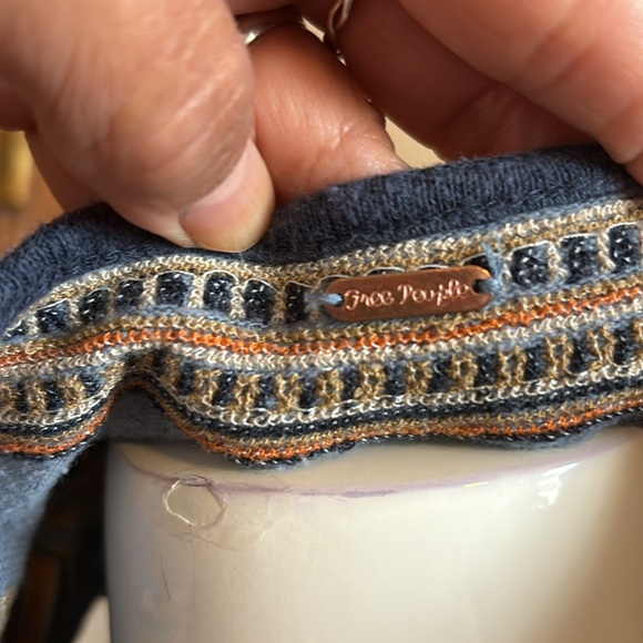 Free People Blouse Snow Kisses With Embroidery Size M - Picture 6 of 13